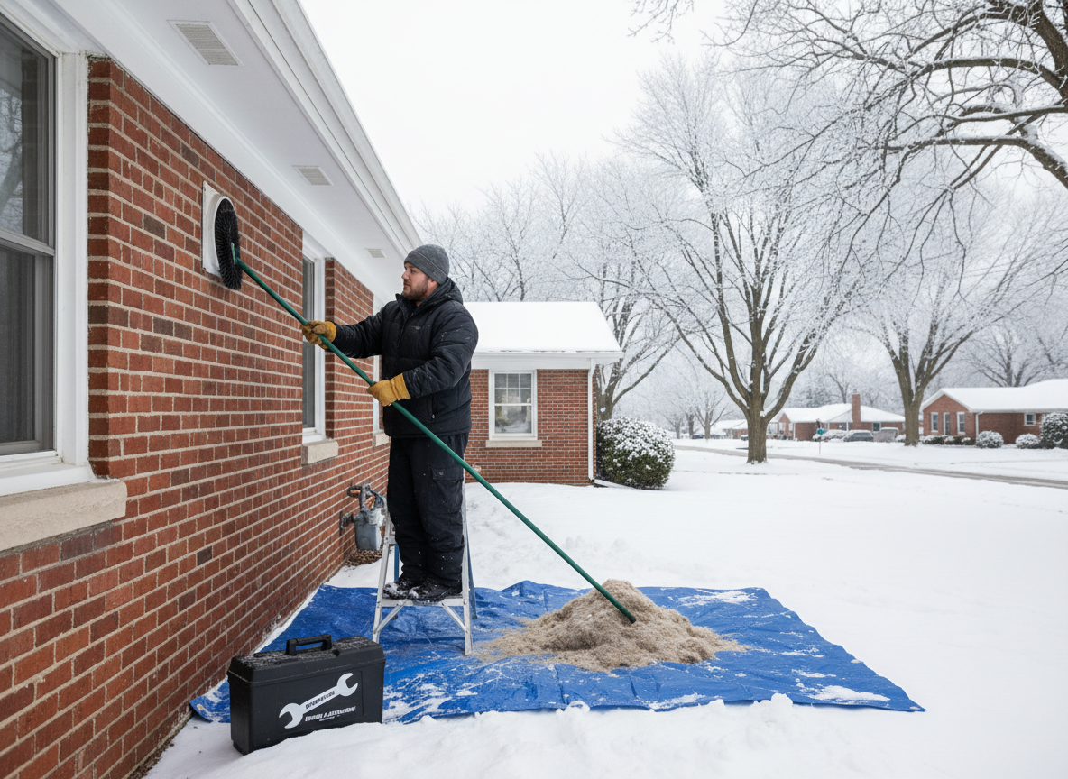 Winter Dryer Vent Maintenance for South Holland Homes